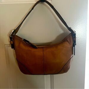 Coach SoHo K04D-9541 Tan Leather Small Hobo Shoulder Bag October 2004